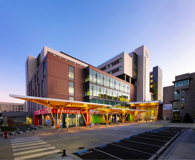 Exterior of BC Children's Heart Centre - Echocardiography